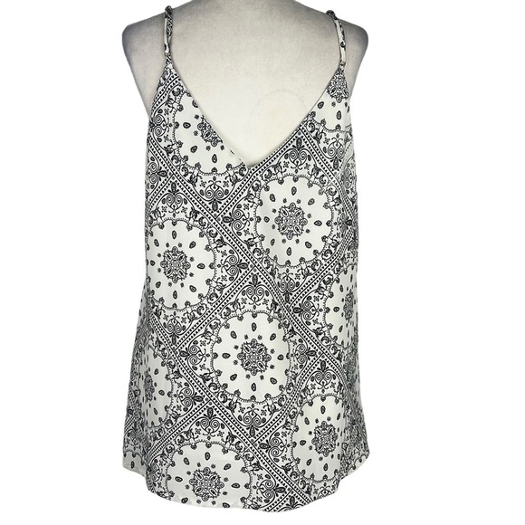 Olivia GREY SPAGHETTI STRAP TUNIC FLORAL‎ PATTERNED TOP - Picture 7 of 13